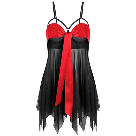 Gift Wrapped Babydoll Lingerie Set – 2 Piece