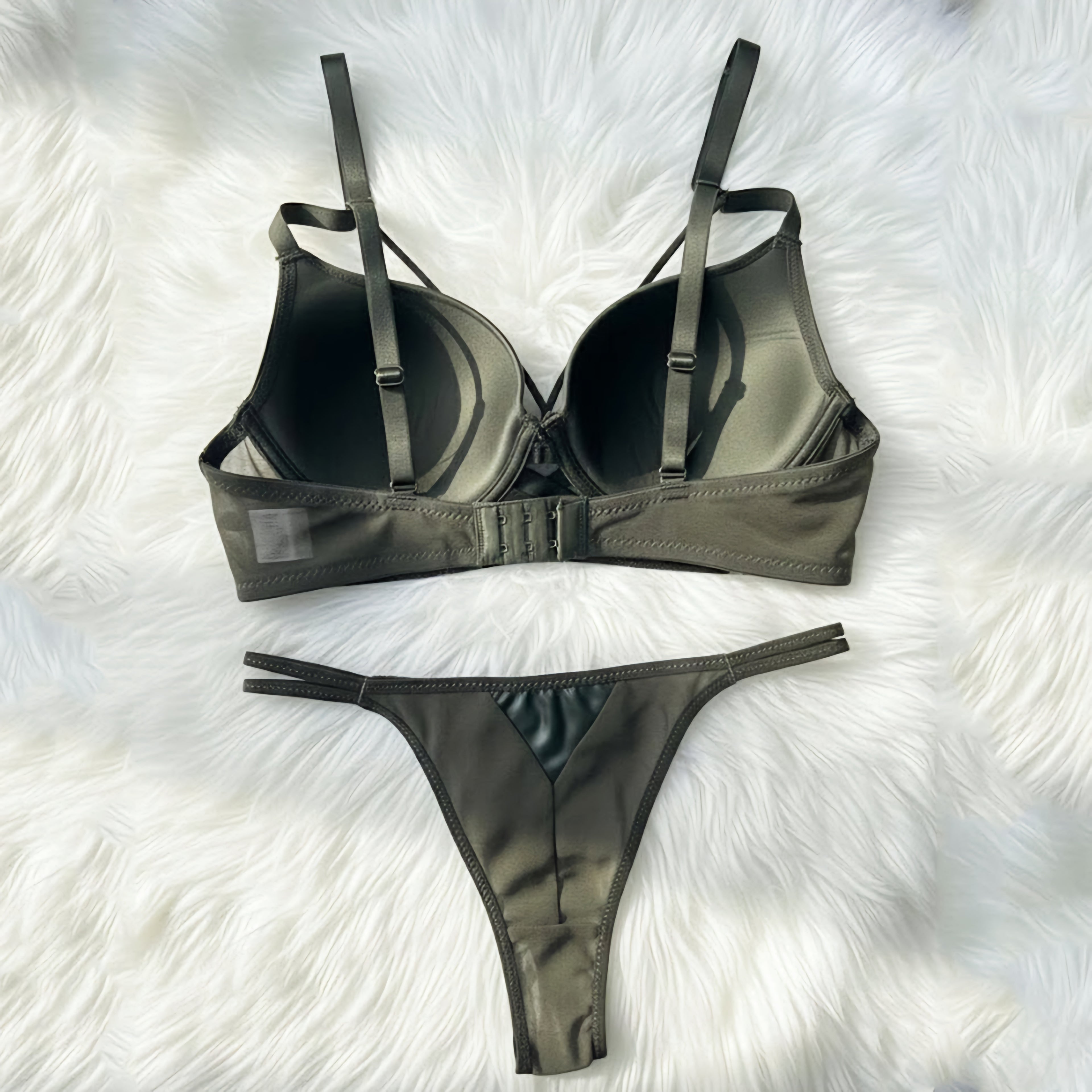 Valkyrie Leather Bra Set