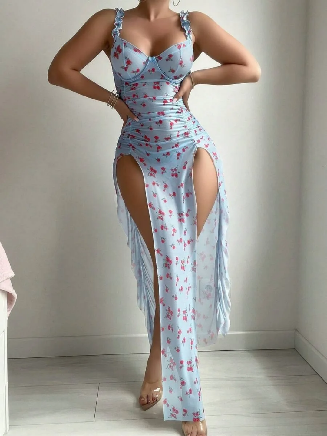 Rosé Allure Maxi Dress