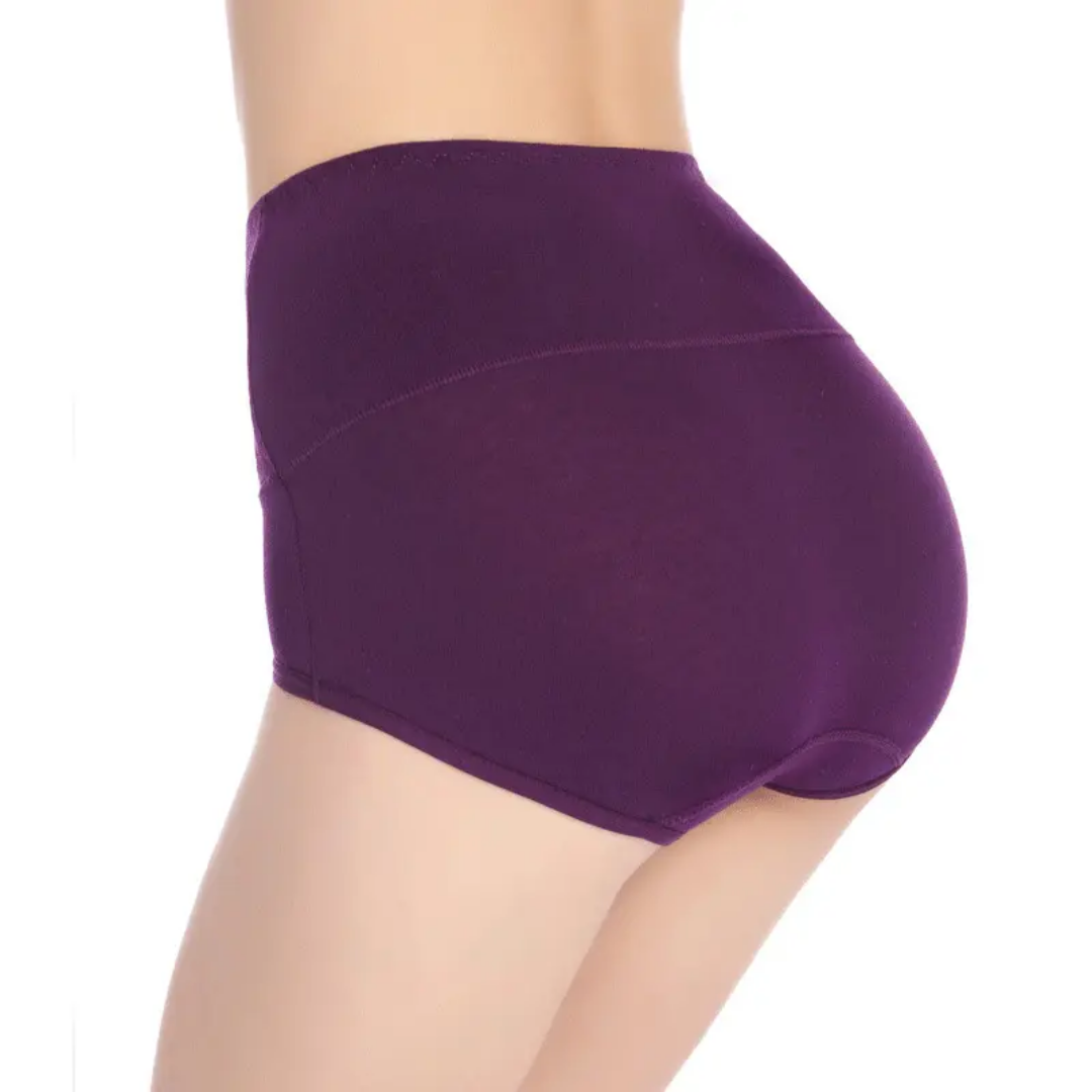 Elegant High-Waist Cotton Panties – Comfort & Style Combined