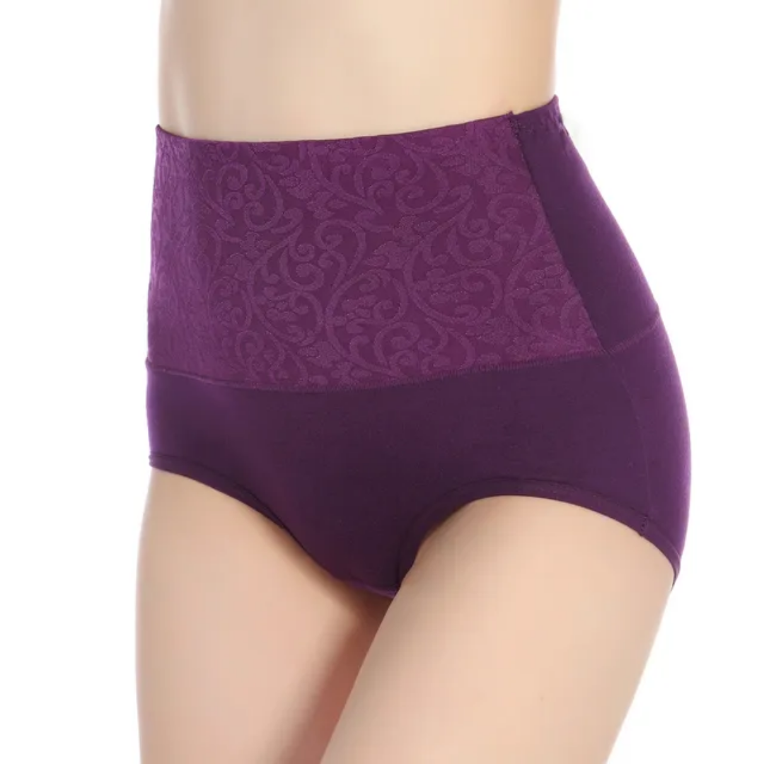 Elegant High-Waist Cotton Panties – Comfort & Style Combined
