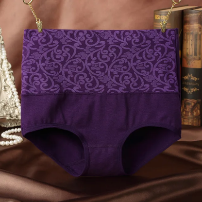 Elegant High-Waist Cotton Panties – Comfort & Style Combined