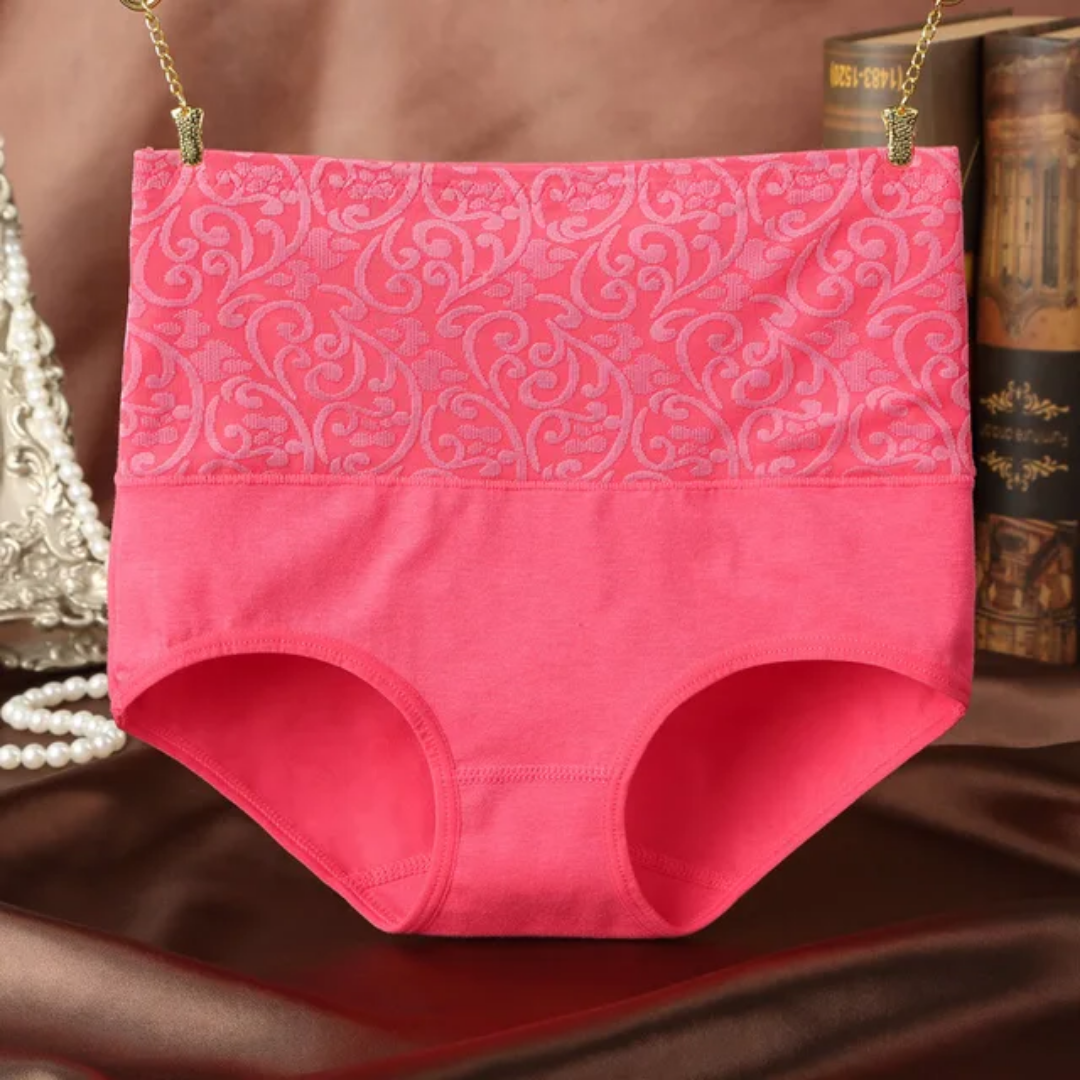 Elegant High-Waist Cotton Panties – Comfort & Style Combined