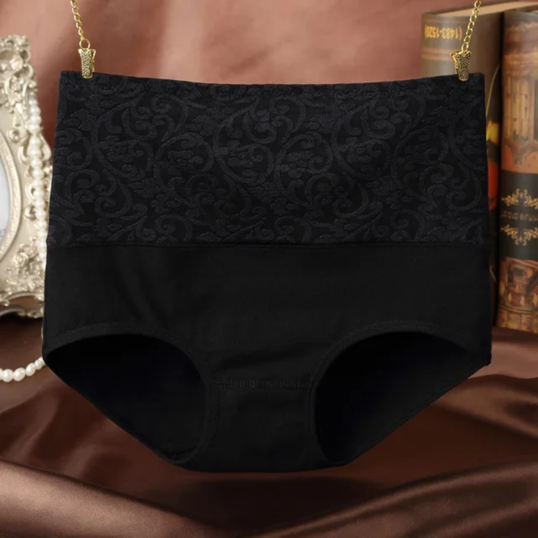 Elegant High-Waist Cotton Panties – Comfort & Style Combined