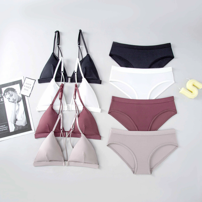 Front Open Padded Bra Set