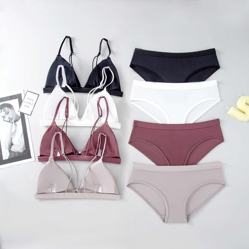 Front Open Padded Bra Set