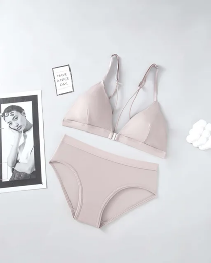 Front Open Padded Bra Set