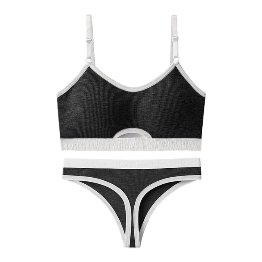 Sporty Chic Contrast Set