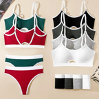 Sporty Chic Contrast Set