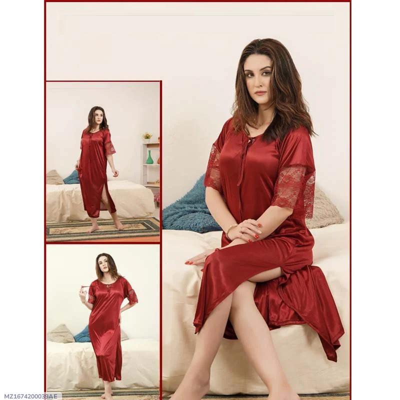 Silky Night Dress 1 Piece