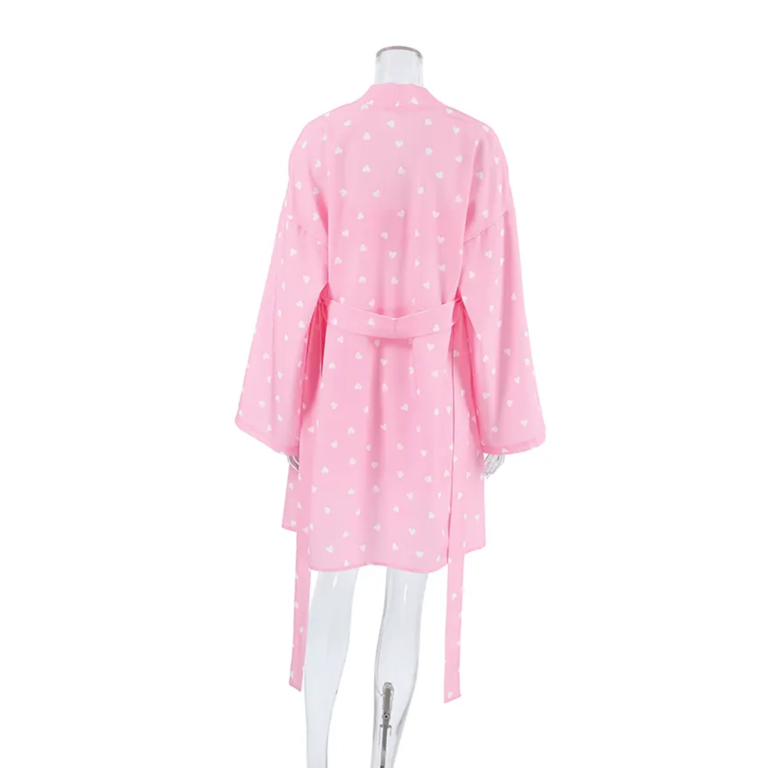 Sweetheart Satin Nightwear Set