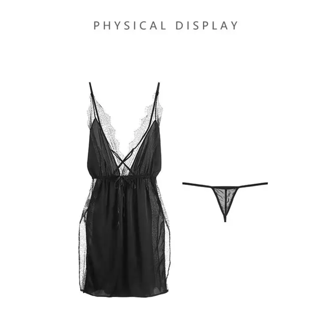 Satin Lace Nightdress