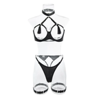 Bold Strappy Tassel Lingerie Set