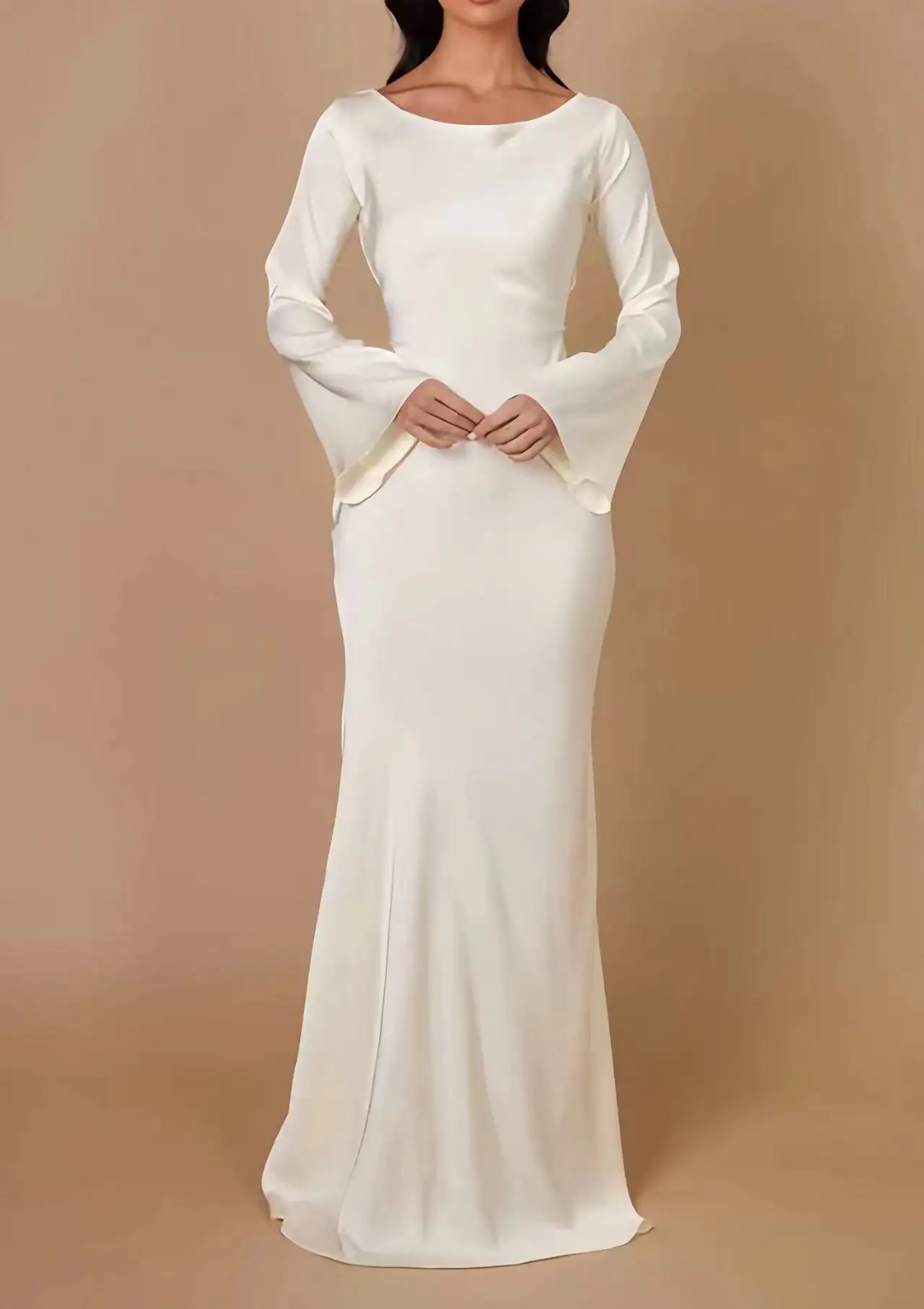 Allure Blush Silk Maxi Dress | Suhadesires