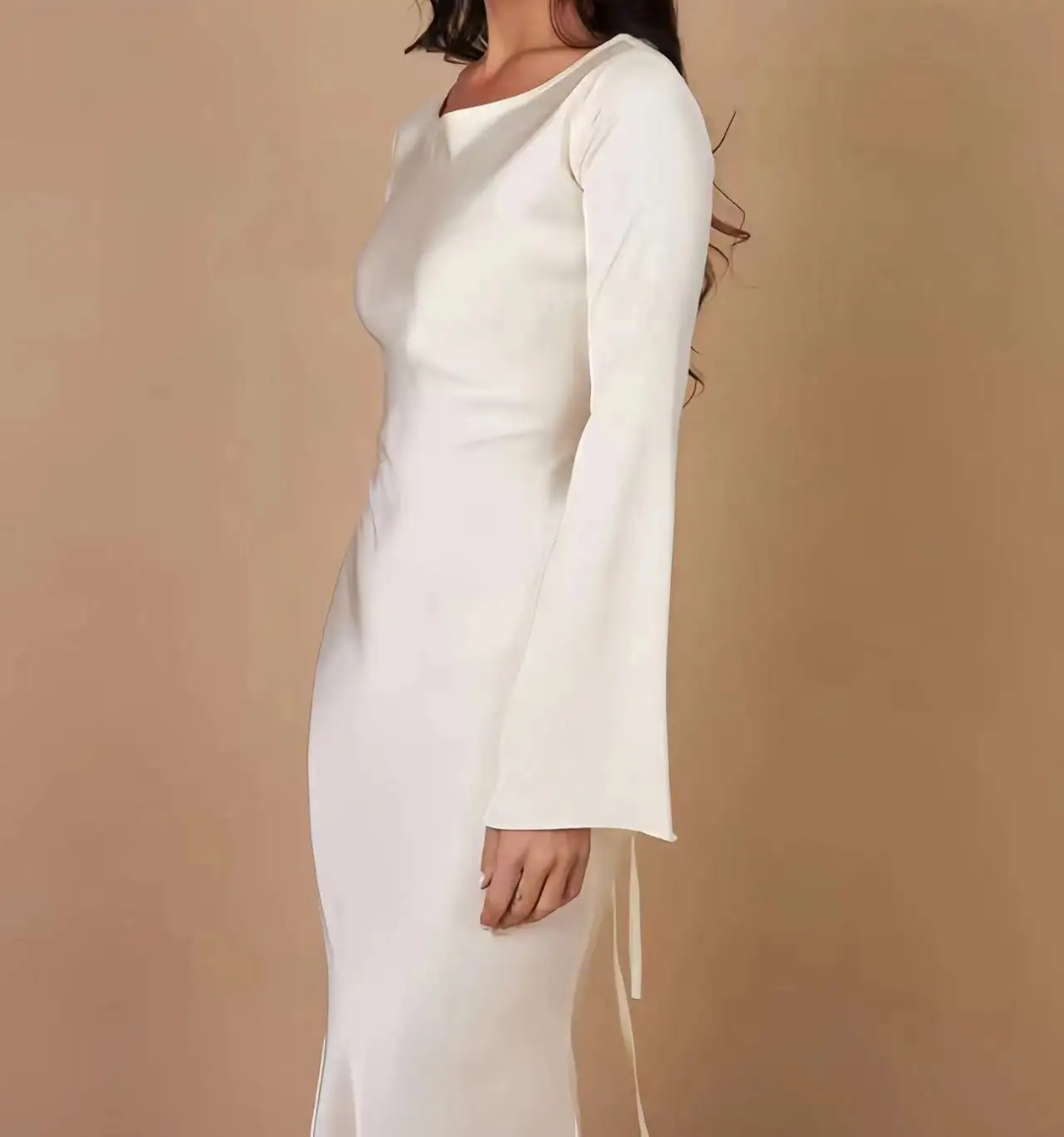 Allure Blush Silk Maxi Dress | Suhadesires