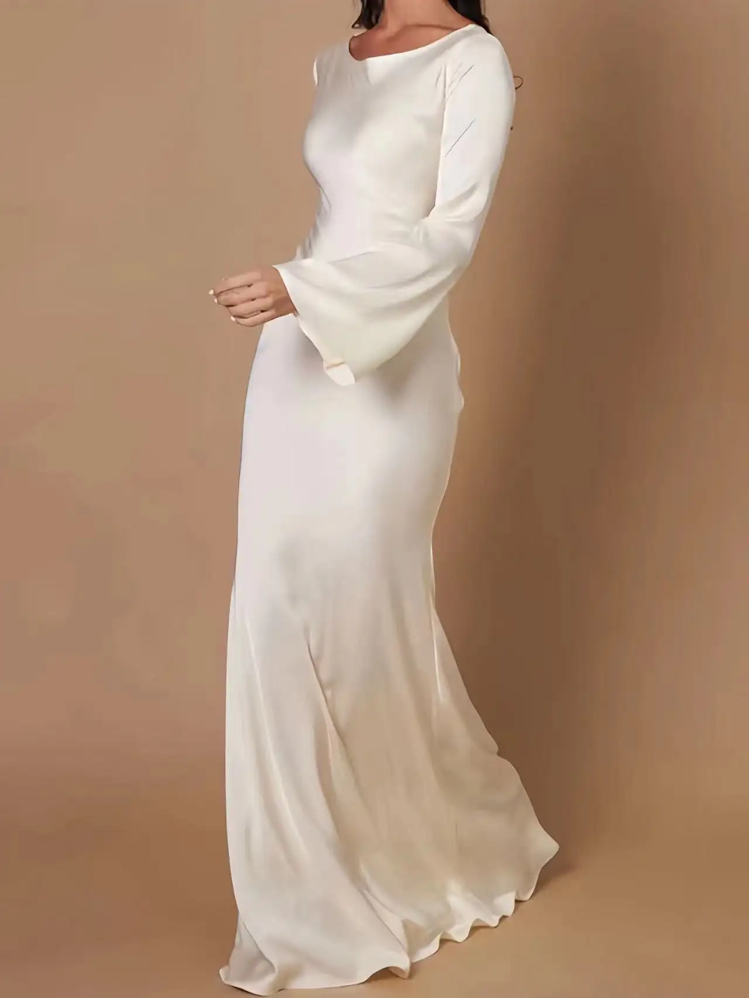 Allure Blush Silk Maxi Dress | Suhadesires