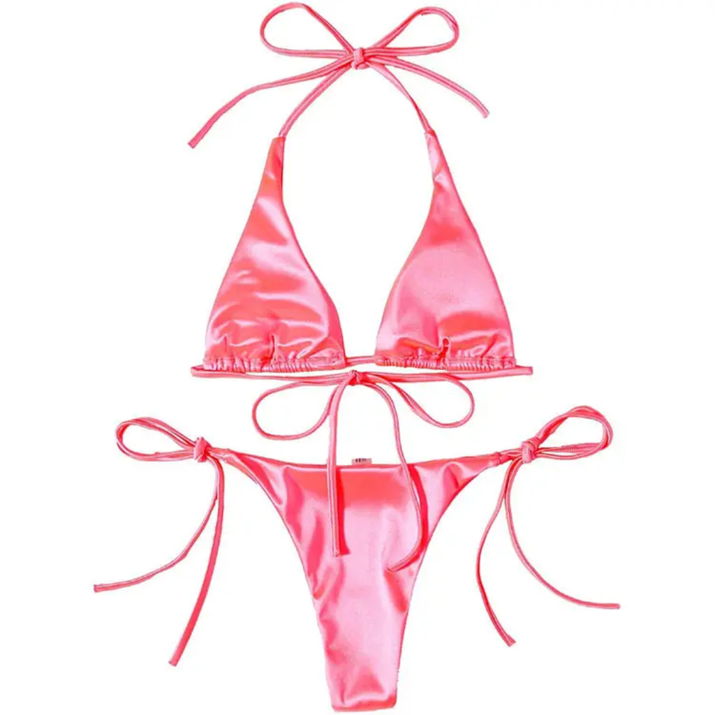 Triangle Silk Bikini – Luxury Shamoz Silk Swimwear