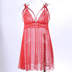 Mini Hearts Allure Nighty Front Open