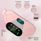 SD - Soothing Heat & Vibration Menstrual Cramp Massager – Instant Relief for Period Pain