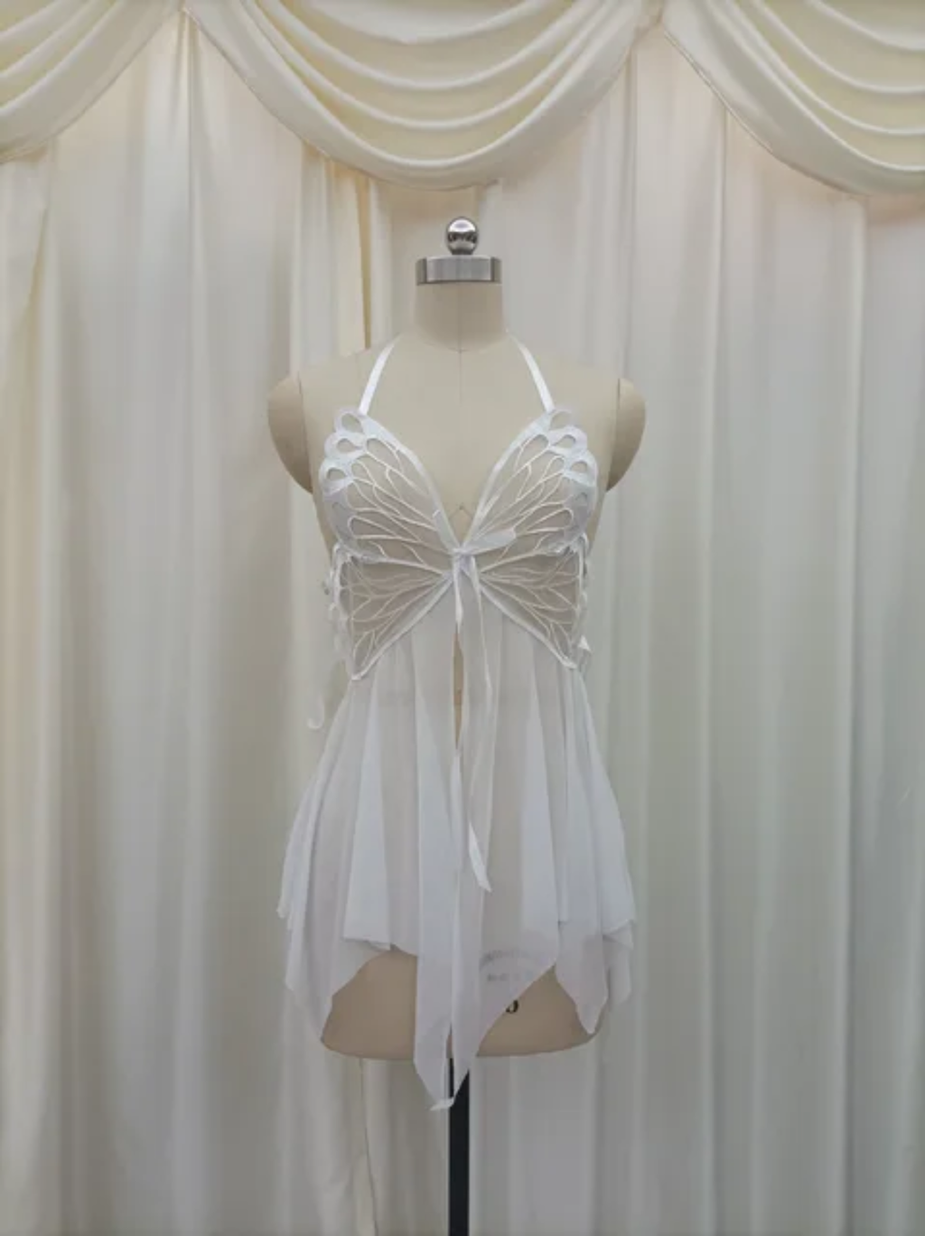 Butterfly Sheer Lingerie Dress