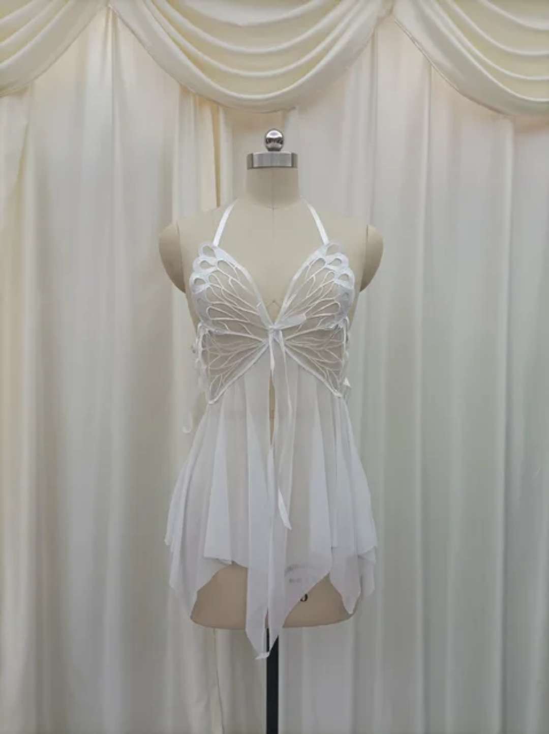Butterfly Sheer Lingerie Dress