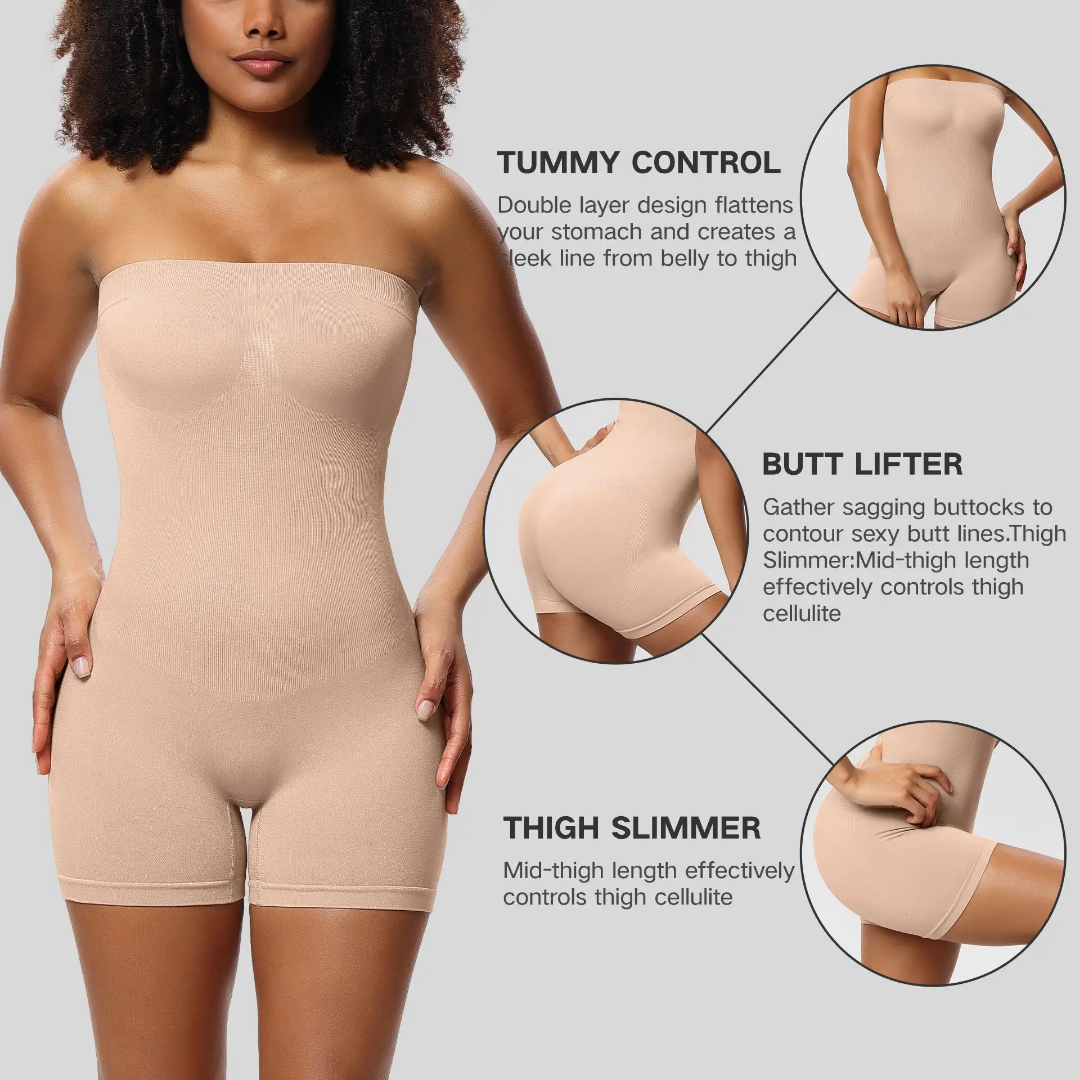 Strapless Shapewear Bodysuit