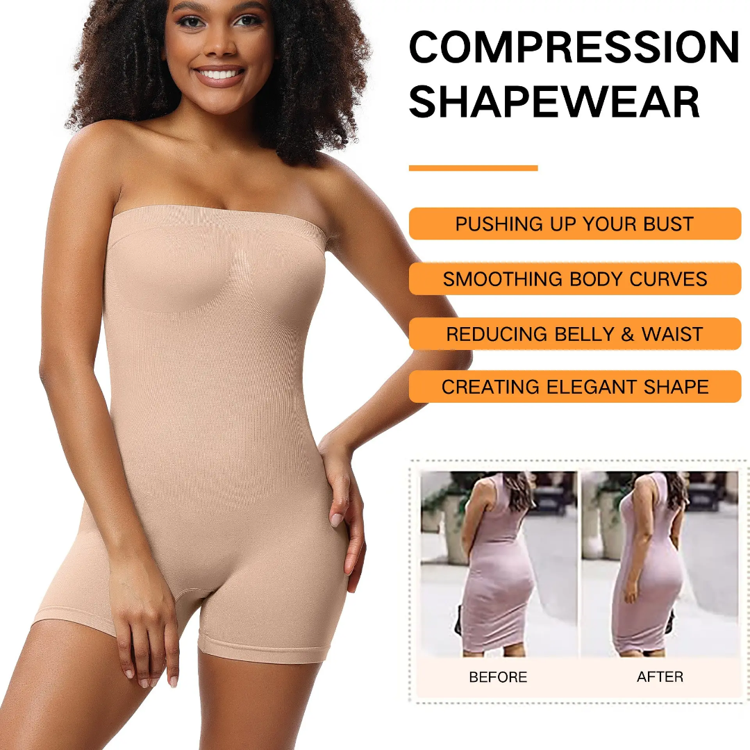 Strapless Shapewear Bodysuit