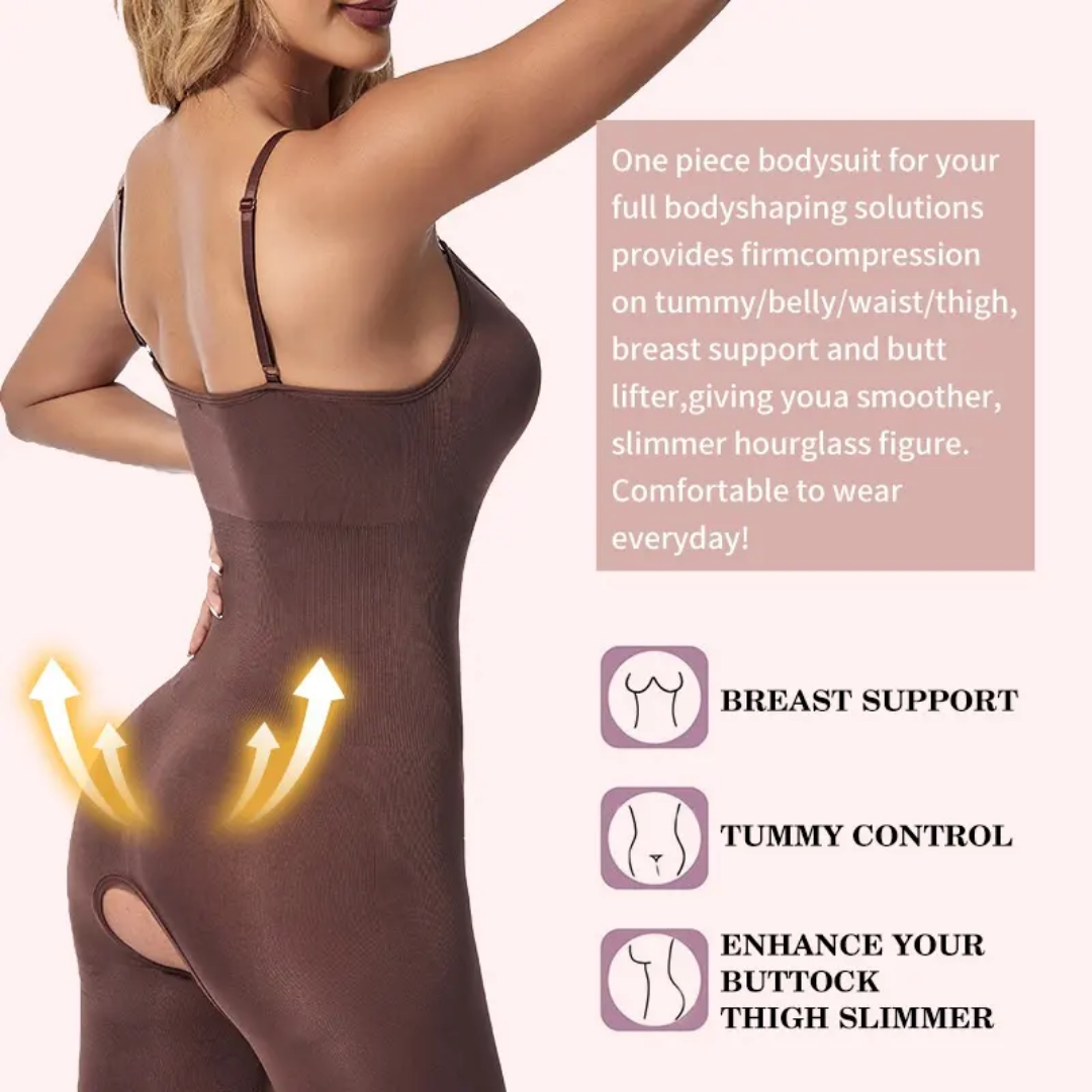 Crotchless Shapewear Bodysuit