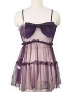 SD - Amour Bow Sheer Babydoll Set