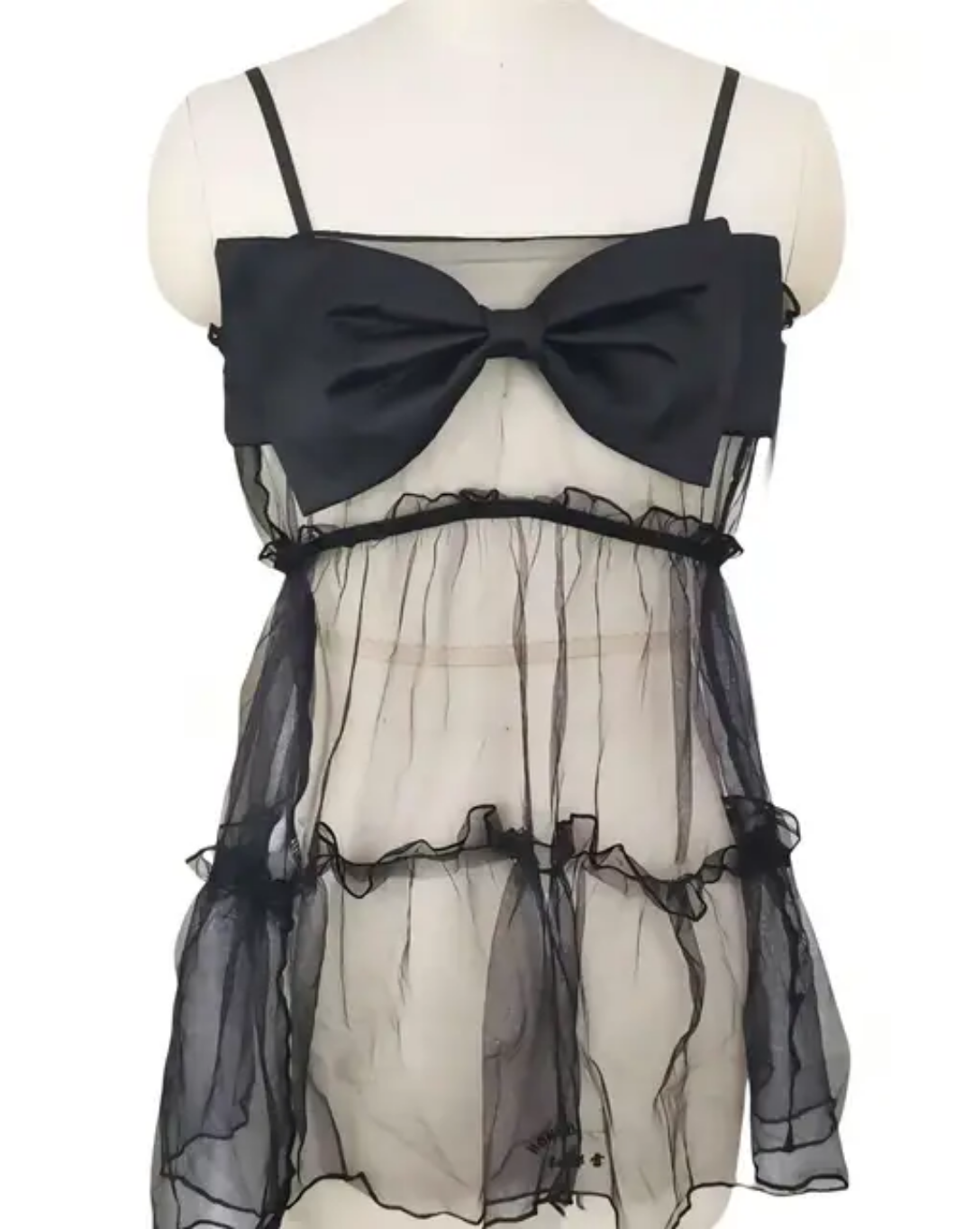 SD - Amour Bow Sheer Babydoll Set