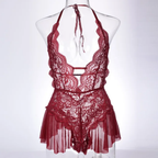 SD - Secret Desires Lace Teddy (Crotchless)