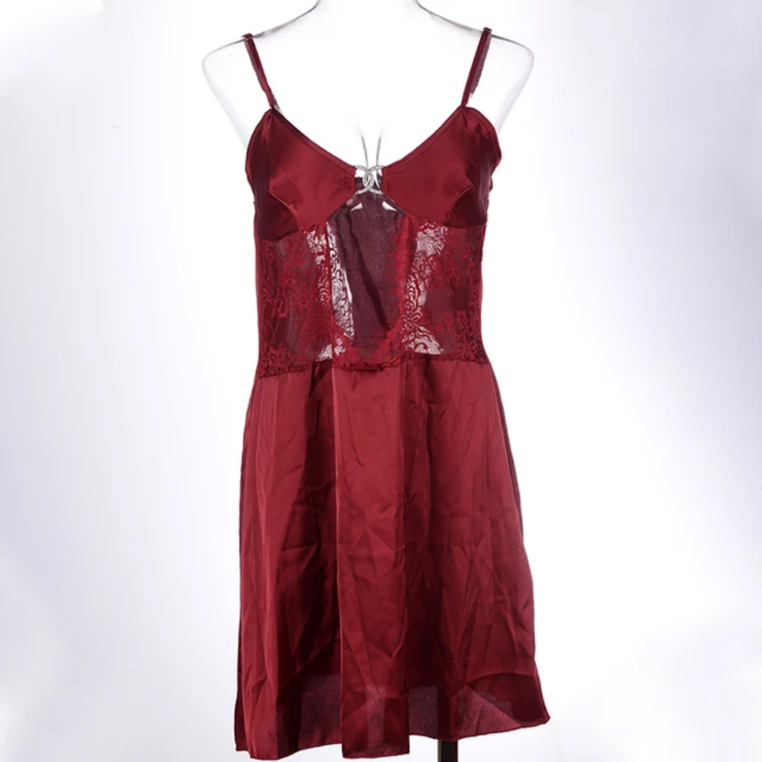 SD - Noir Belle Call Slip Dress