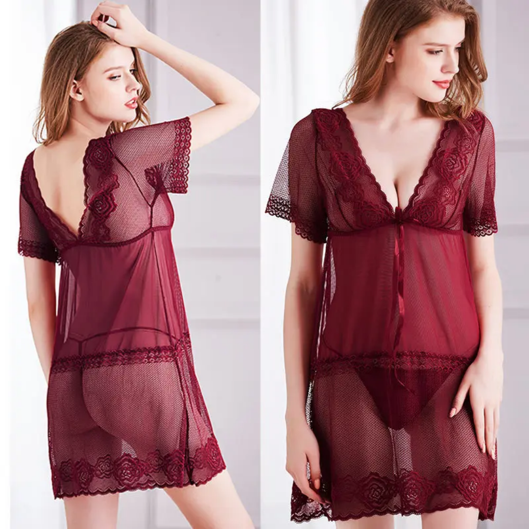 SD - Amour Garnet Tease Chemise