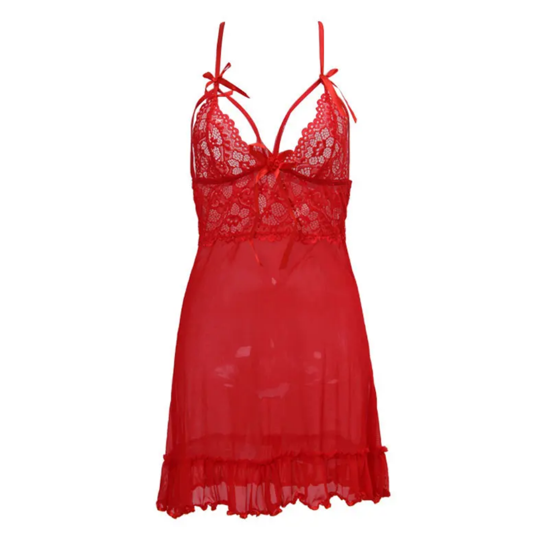 SD - Nocturne Ruffled Mesh Slip