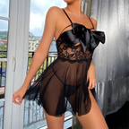 Bella Midnight Gift Wrapped Babydoll