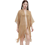 Gilded Temptation Desire Fringe Robe Cover Up