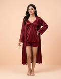 Serenity Soft Silk 3-Piece Nightwear Set