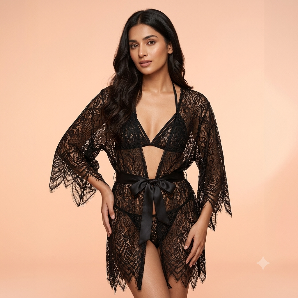 Scarlet Lace 3-Piece Intimate Set