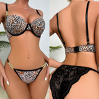 Wild Desire Leopard Luxe Bra & Panty Set