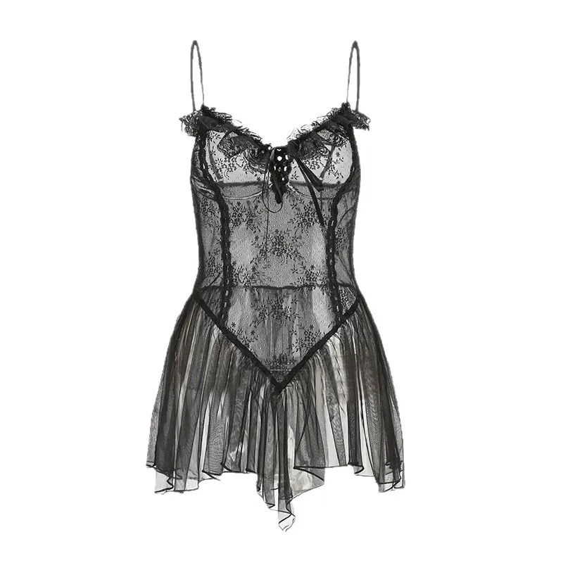 Nocturne Mesh Babydoll Set