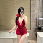 Ruby Rouge Soft Net Draped Set