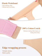 Women's Organic Cotton Mid-Rise Thongs