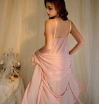 SD - Delicate Illusion Chiffon & Mesh Lace Ruffle Lingerie Set