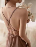 Sheer Lace Babydoll Set Front Open