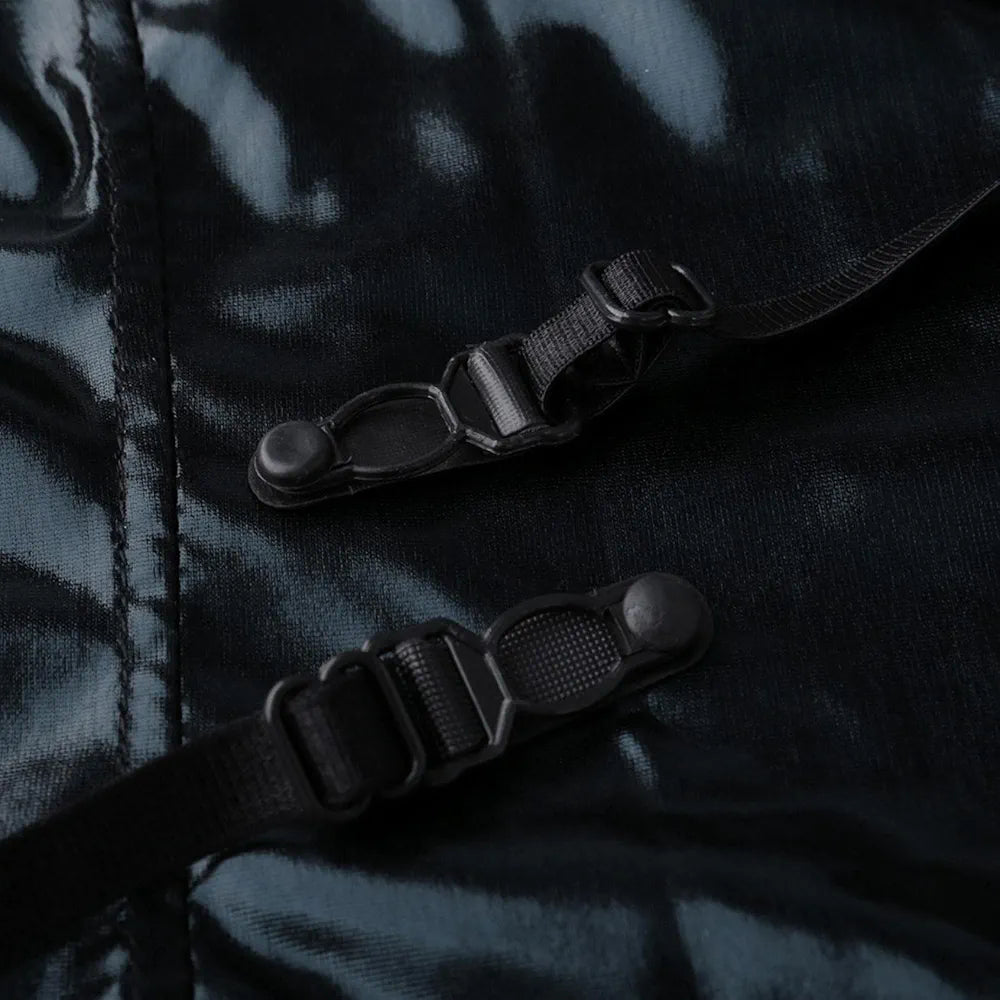 Midnight Onyx Faux-Leather Corset & Garter 3-Piece Set