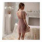 Lace Sheer Babydoll Set