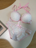 Bridal Blush Bloom Lace Bra & Panty Set