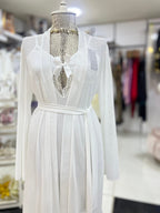 Romantic Red Chemise & Dressing Gown Duo Set