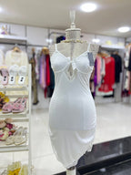 Romantic Red Chemise & Dressing Gown Duo Set