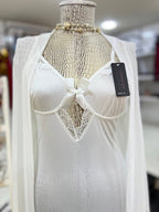 Romantic Red Chemise & Dressing Gown Duo Set